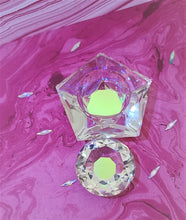 Load image into Gallery viewer, PENTAGON shaped AB Iridescent Crystal Dappen dish
